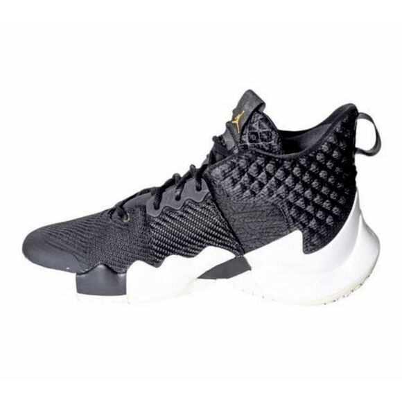 NIKE Air Jordan Why Not Zer0.2 "Black White" Sneakers Size 11.5 - Picture 5 of 8